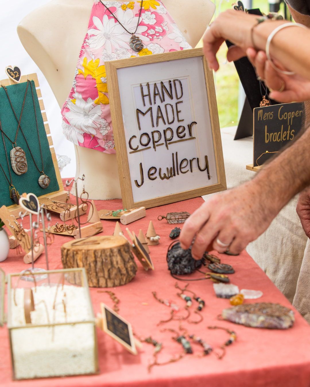 Stall at The Channon Markets.