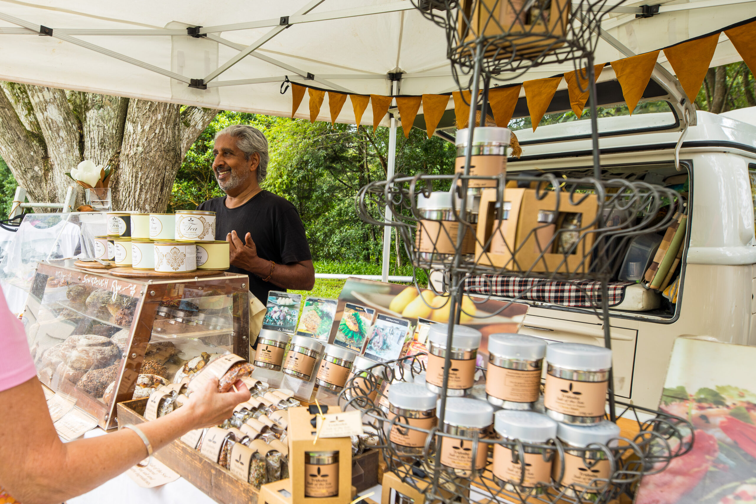 Stall at The Channon Markets.