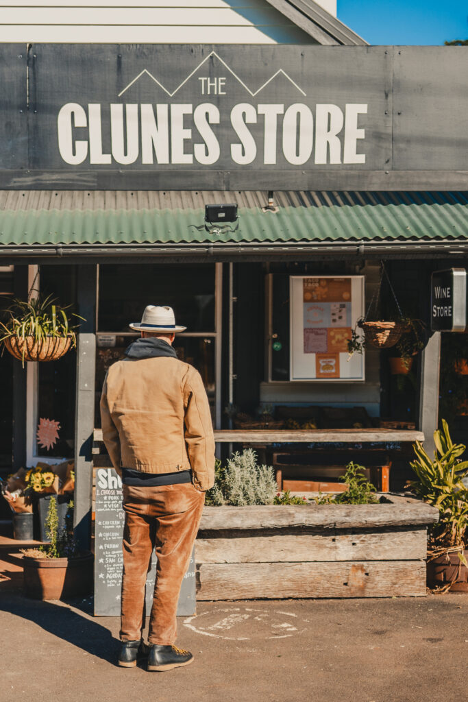 Entrance to the Clunes Store