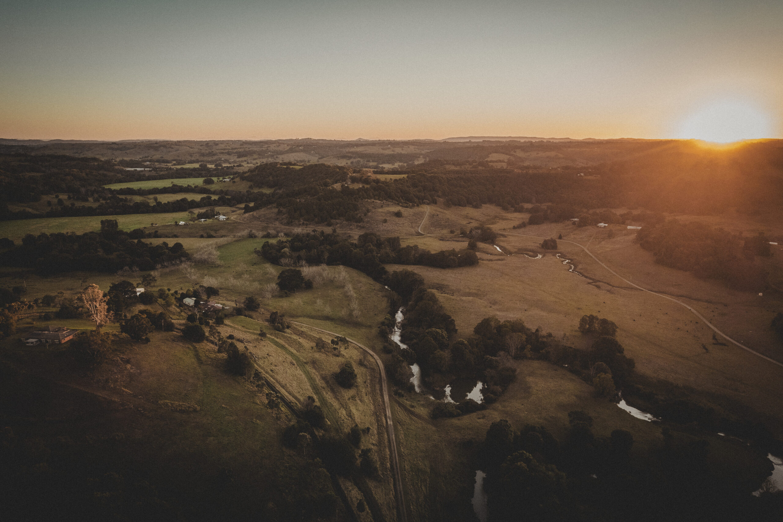 Sunset over Lismore