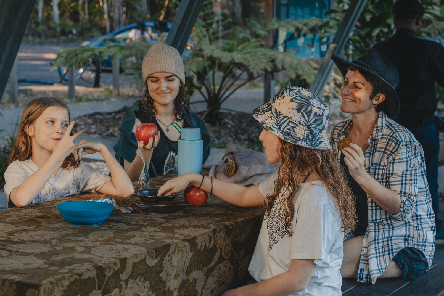 Picnic along the drive