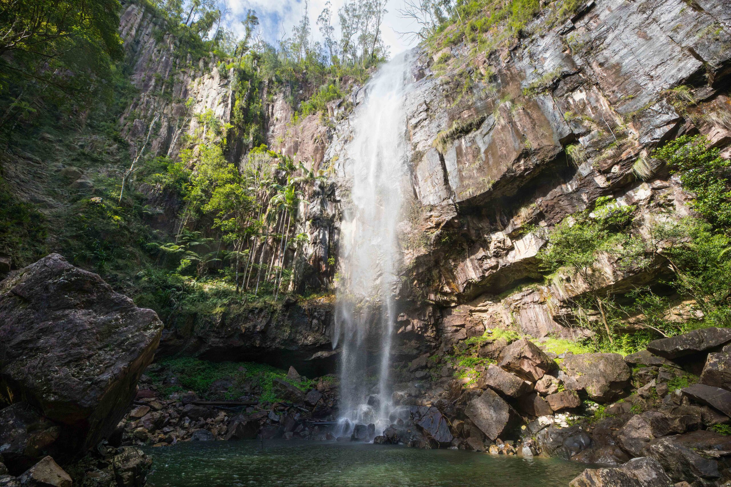 Protesters Falls