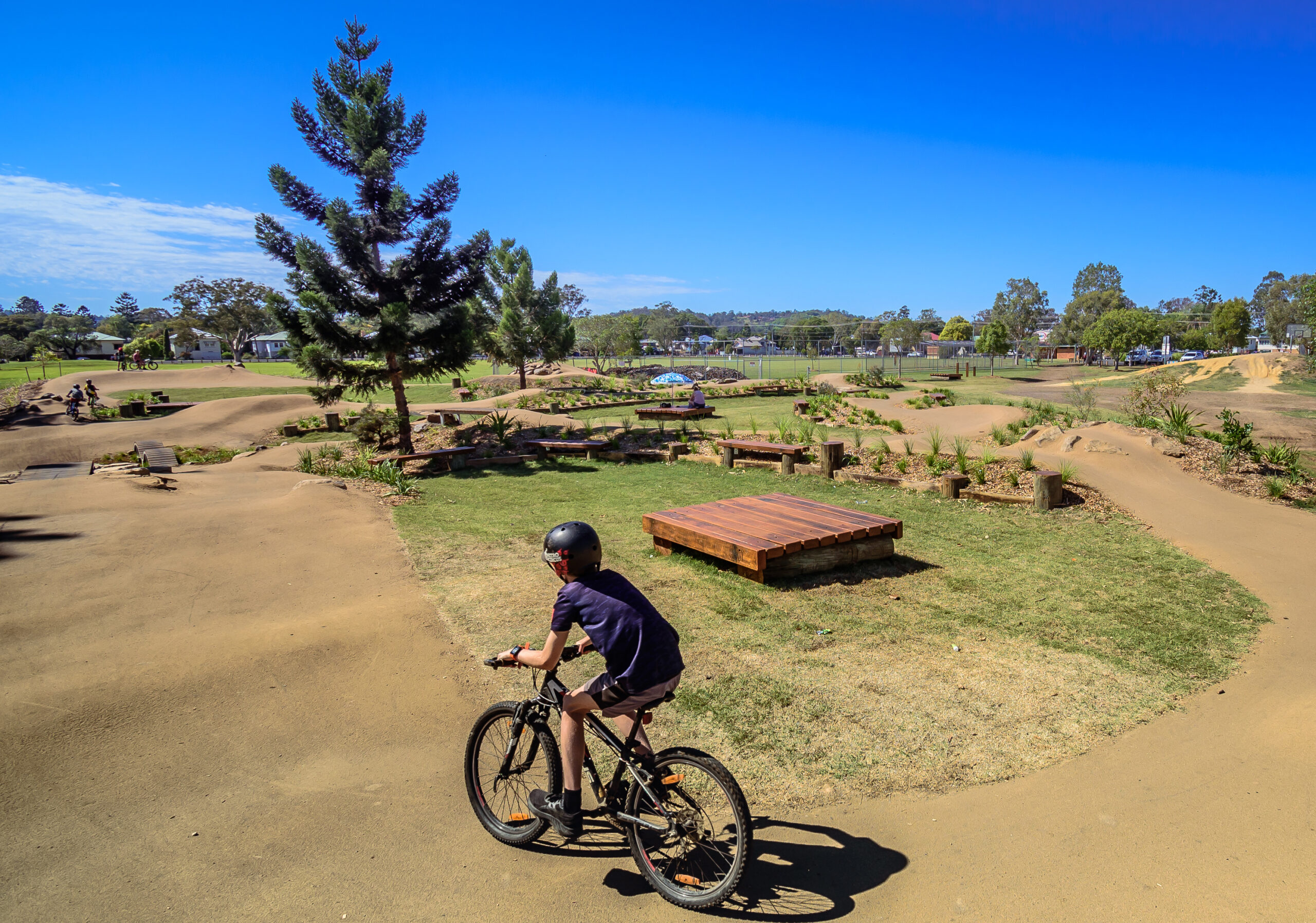 Nesbitt park's mountain pump track